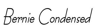 Bernie Condensed Font Image