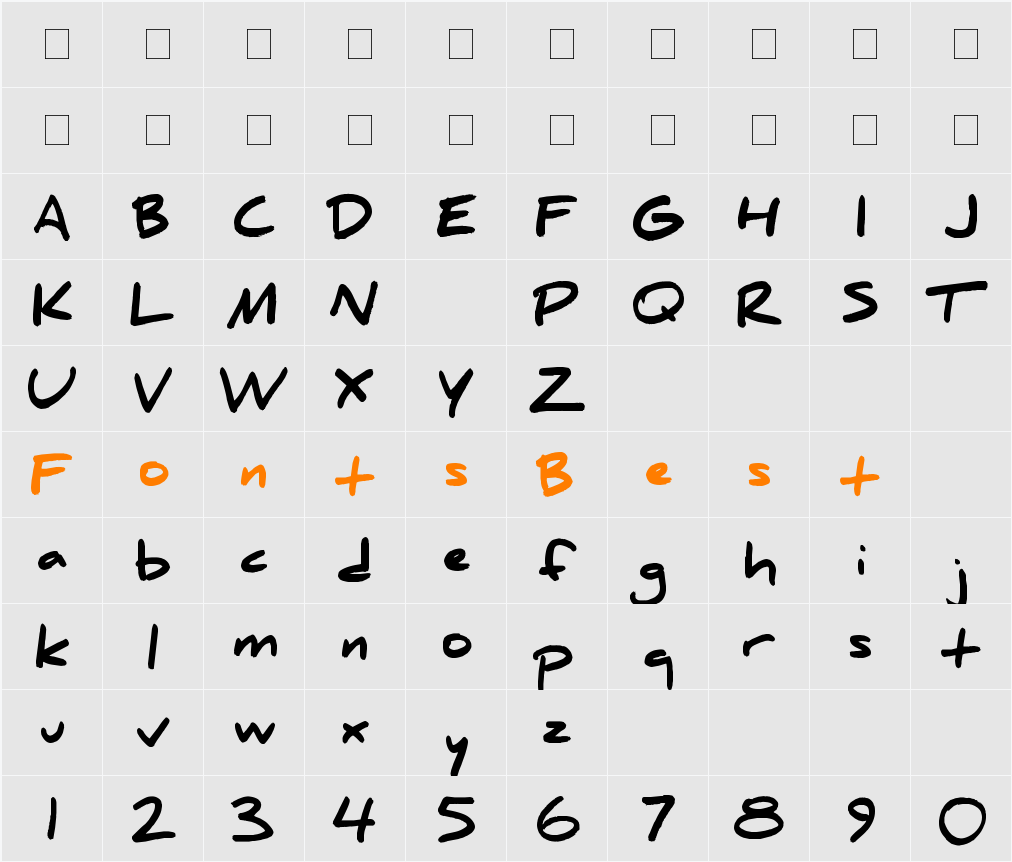 Daniel Black Character Map