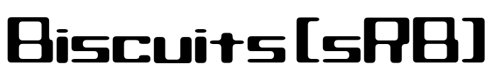 Biscuits (sRB) Font Image