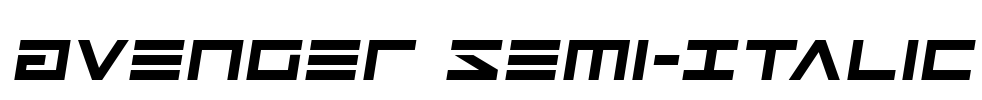 Avenger Semi-Italic