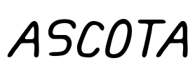 ASCOTA Font Image