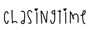 ChasingTime Font Image