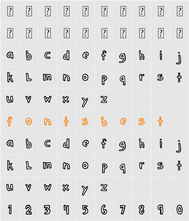 DENNE | schooLgirL Character Map