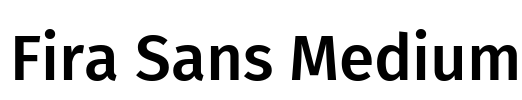 Fira Sans Medium