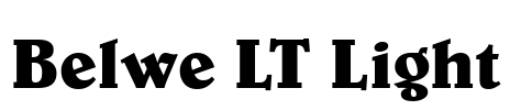 Belwe LT Light