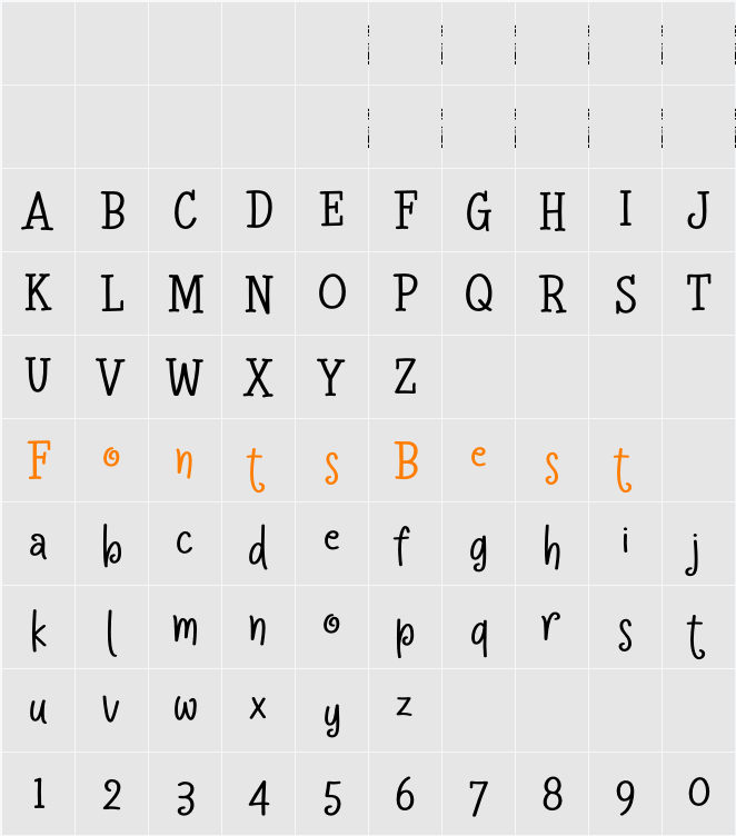 Crapty Character Map