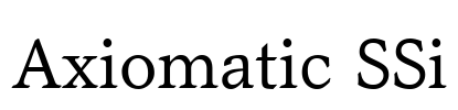 Axiomatic SSi