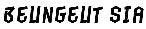 Beungeut Sia Font Image