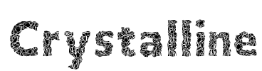 Crystalline Font Image
