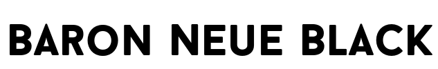 Baron Neue Black Font Image