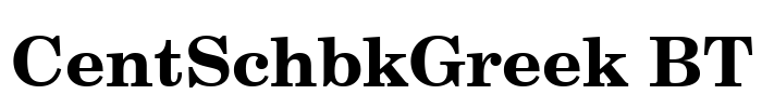 CentSchbkGreek BT