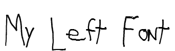 My Left Font