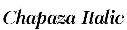 Chapaza Italic