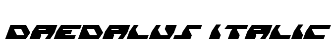 Daedalus Italic Font Image