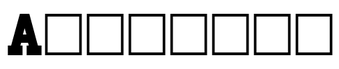 Athletic Font Image