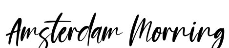 Amsterdam Morning Font Image