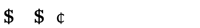 DTLDocumentaT Tabular Font Image