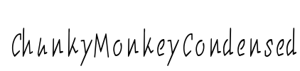 ChunkyMonkeyCondensed Font Image
