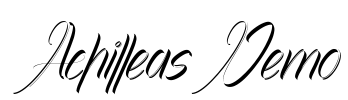 Achilleas Demo Font Image