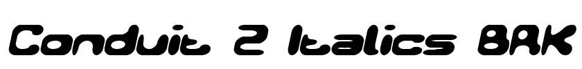 Conduit 2 Italics BRK
