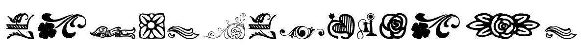 Davys-Dingbats Font Image