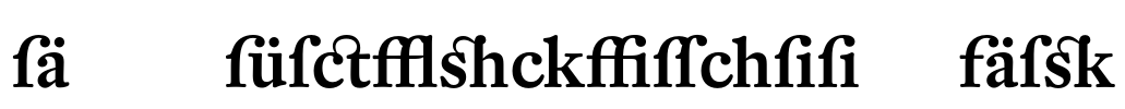 DTL Fleischmann T Alt Font Image