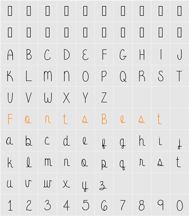 Eternal Promise Character Map