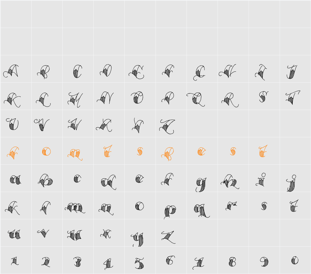 Espesor Olas Half Character Map