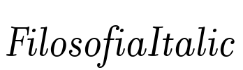 FilosofiaItalic