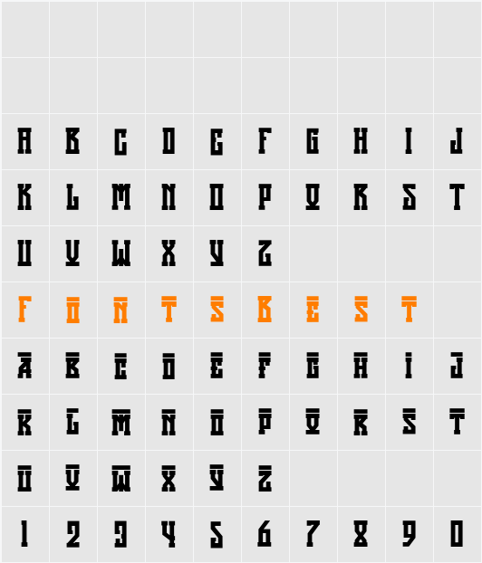 Attila Character Map