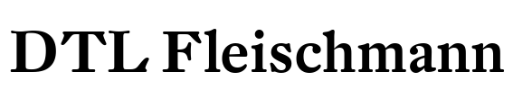 DTL Fleischmann Font Image