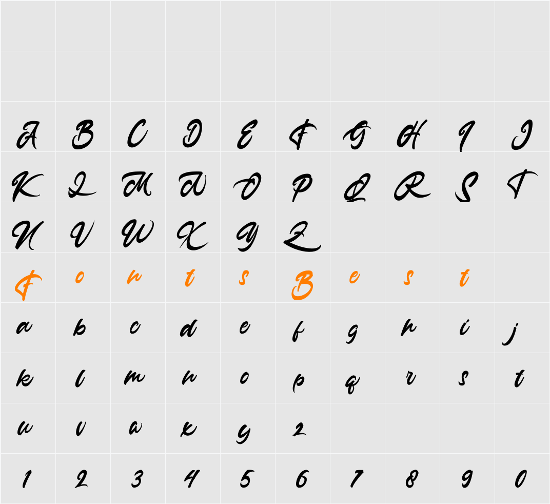Anasite Malela 3 Character Map