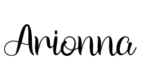 Arionna Font Image