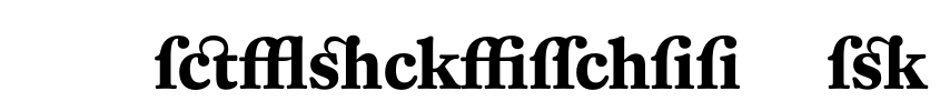 DTLFleischmannT Alt Font Image