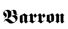 Barron Font Image