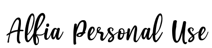 Alfia Personal Use