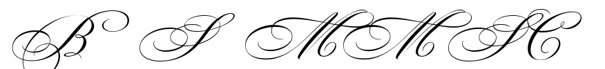 Bickham Script MM Sw Caps 600 Font Image