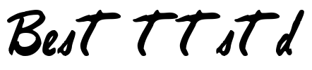 Best ttstd Font Image