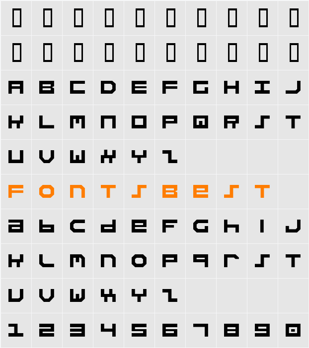 JI-Panful Character Map
