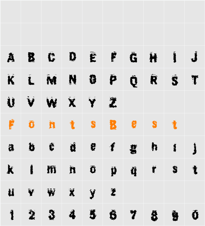 Burliweh Sans Character Map