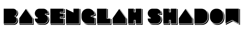 Basenglah Shadow Font Image