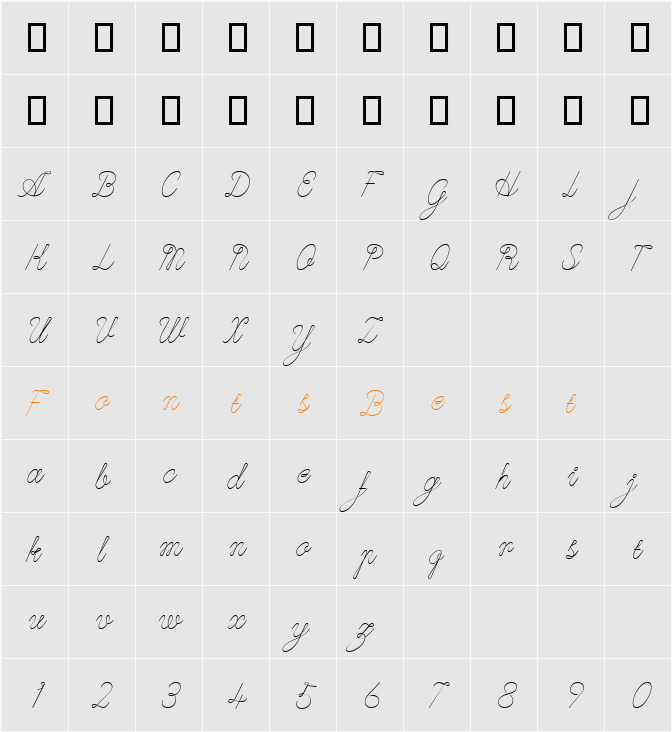 CivilityInformal Character Map