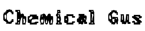 Chemical Gus Font Image