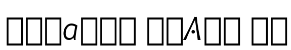 Chianti ItAlt BT Font Image