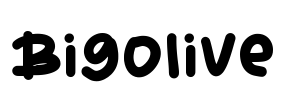 Bigolive Font Image