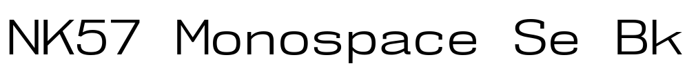 NK57 Monospace Se Bk