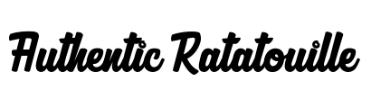 Authentic Ratatouille Font Image