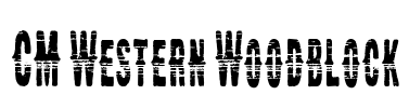 CM Western Woodblock