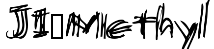 JI-Methyl Font Image