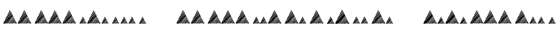 Morse Mountain Code Font Image